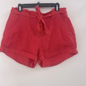Joie Women’s Linen Shorts with Tie Waist